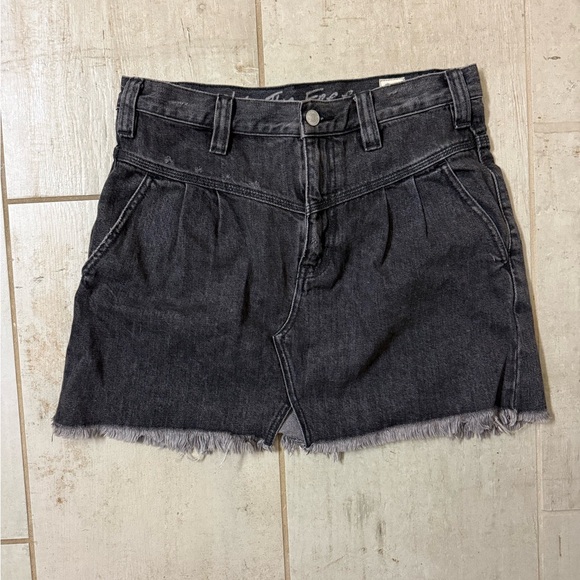 Free People Sidecar Mini Denim Skirt - Picture 2 of 6